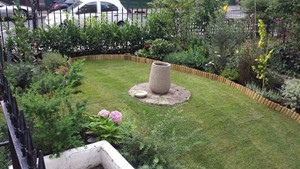 Completed landscaping project North London